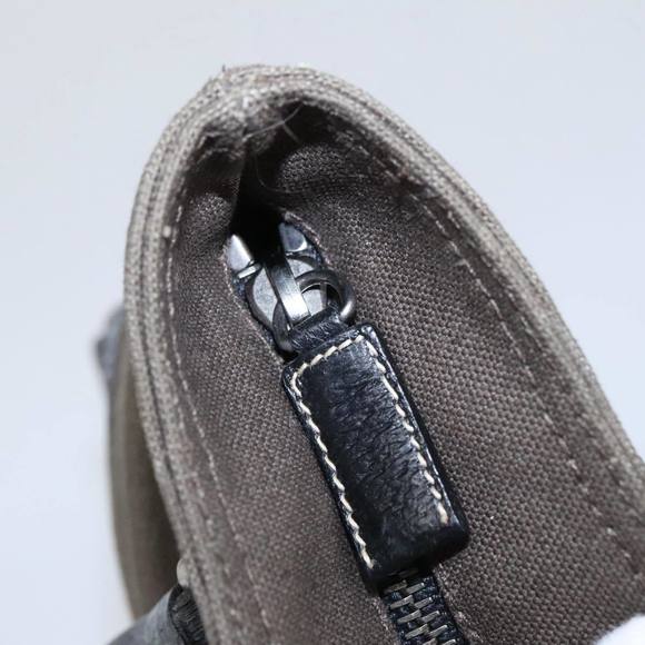 PRADA Hand Bag Canvas Khaki Auth 103935 - Picture 10 of 16